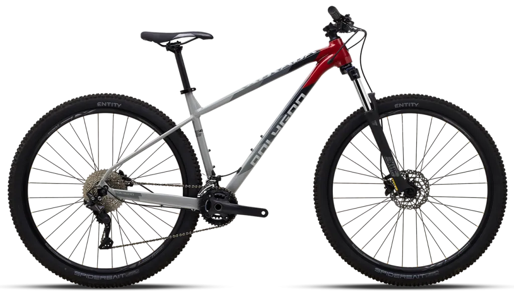 Велосипед 27.5" Polygon XTRADA 5 (2022) Сіро-червоний