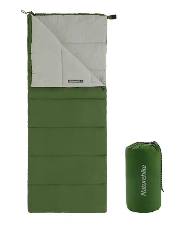 Спальный мешок Naturehike F150 NH22MSD05 (13°C) 190 см (левый), green