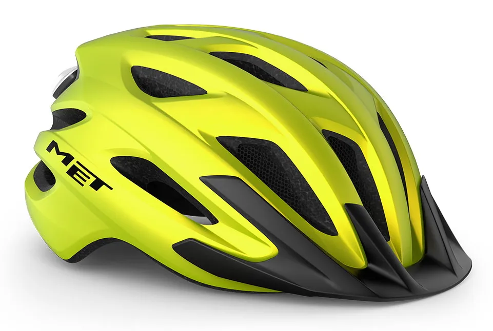 Шлем MET CROSSOVER yellow metallic matt