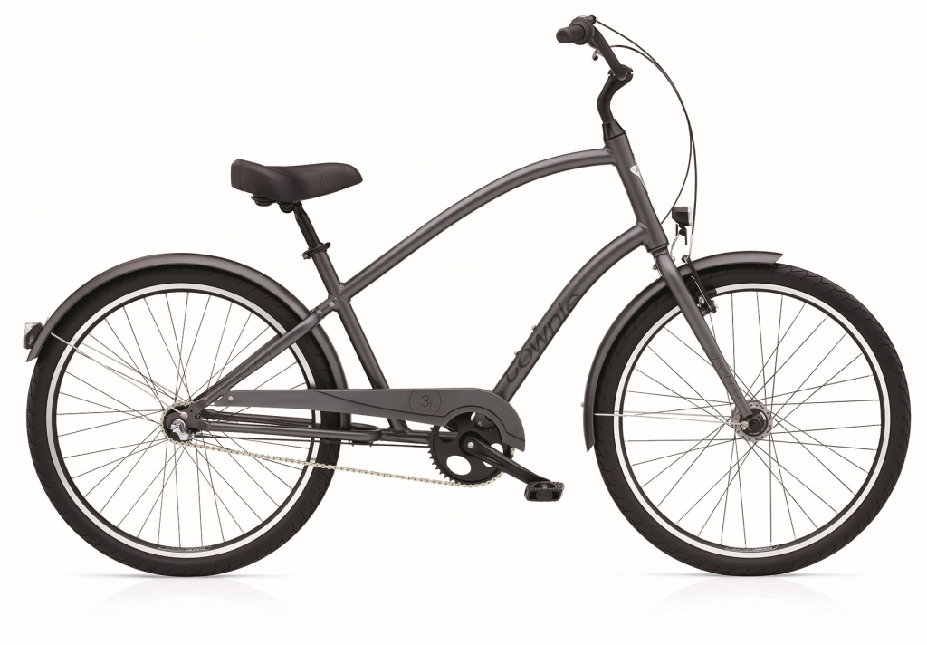 Велосипед ELECTRA Townie Original 3i Men's satin graphite Велосипед ELECTRA Townie Original 3i Men's satin graphite
