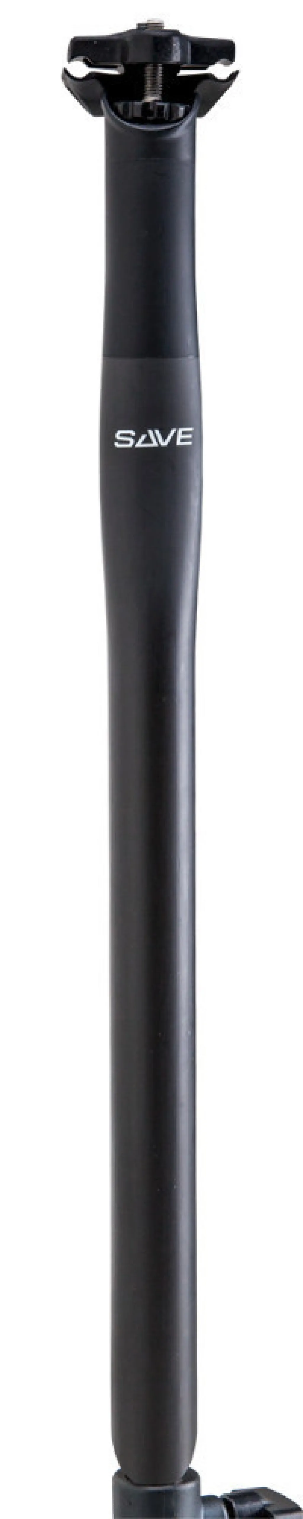 Подседельная труба Сannondale S.A.V.E. 27.2x420мм карбон, 2 болта, Logo белый