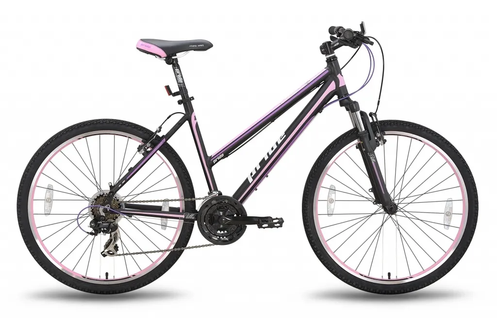 Велосипед PRIDE STELLA 2015 черно-розовый матовый