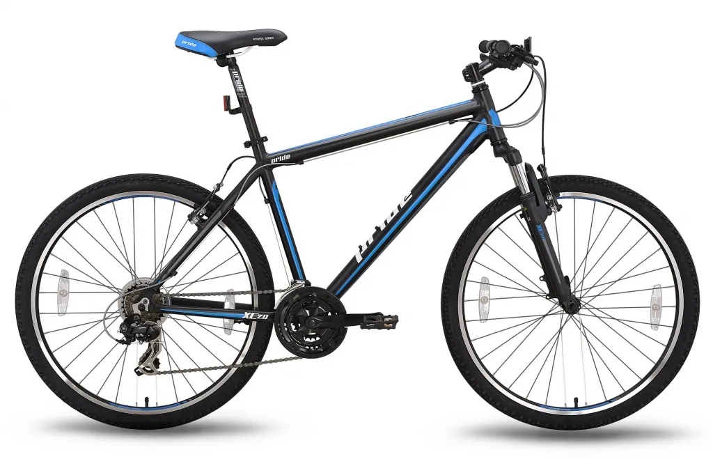Велосипед PRIDE XC-2.0 2015 черно-синий матовый
