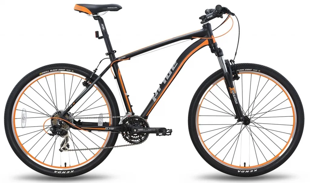 Велосипед PRIDE XC-650 V-br 2015 черно-оранжевый матовый