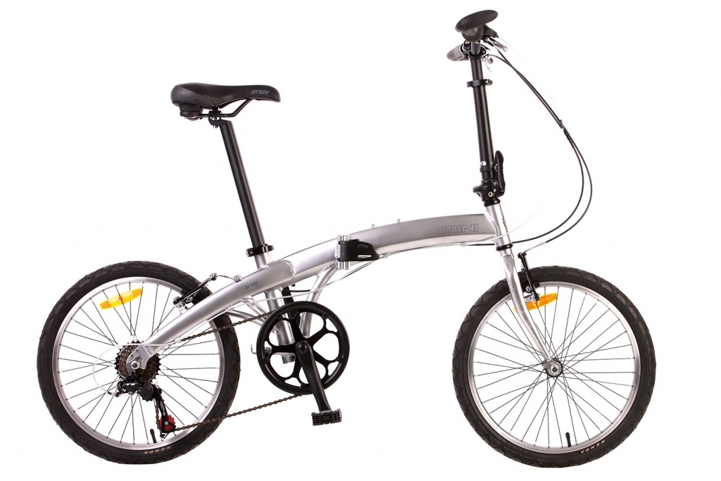 Велосипед PRIDE Mini 6sp 2015 серебристый Велосипед PRIDE Mini 6sp 2015 серебристый