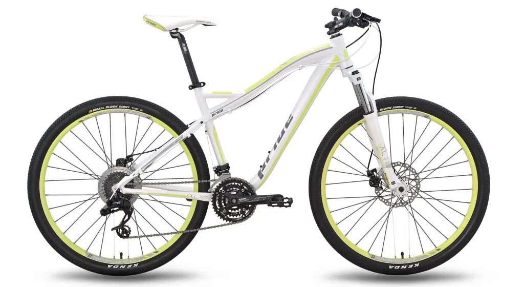 Велосипед PRIDE XC-650 MD W 2015 бело-желтый матовый