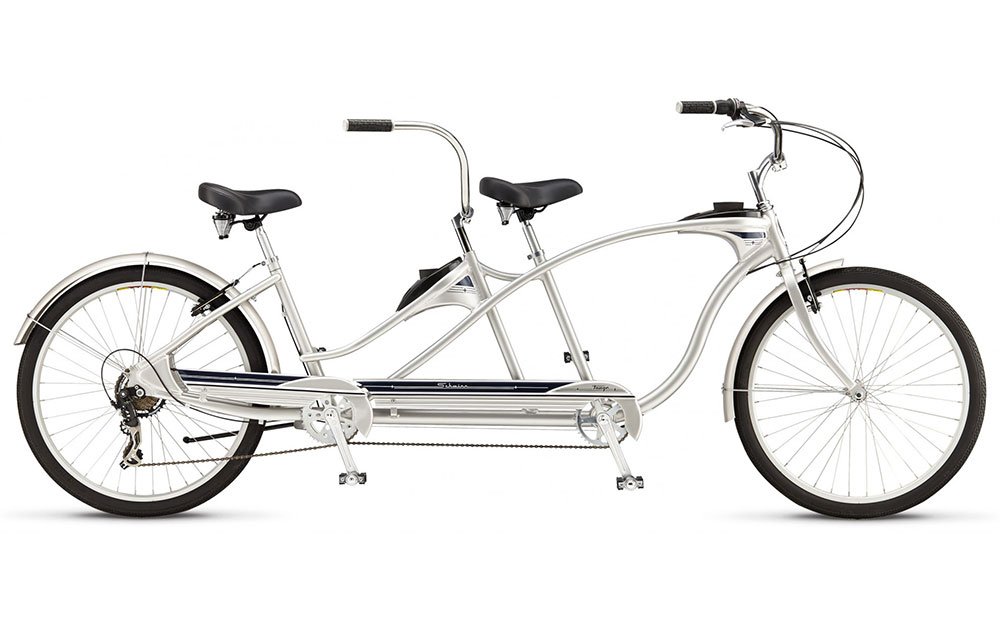 Велосипед Schwinn TANGO TANDEM 2016 SILVER Велосипед Schwinn TANGO TANDEM 2016 SILVER