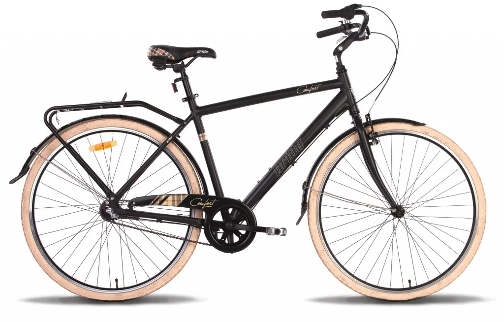 Велосипед PRIDE COMFORT 3 2015 черно-бежевый матовый
