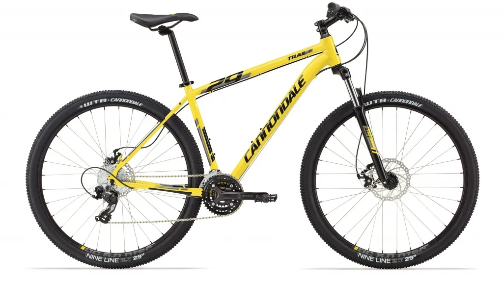 Велосипед Cannondale Trail 29'ER 7 Novela мех. диск 2014 жёлт.