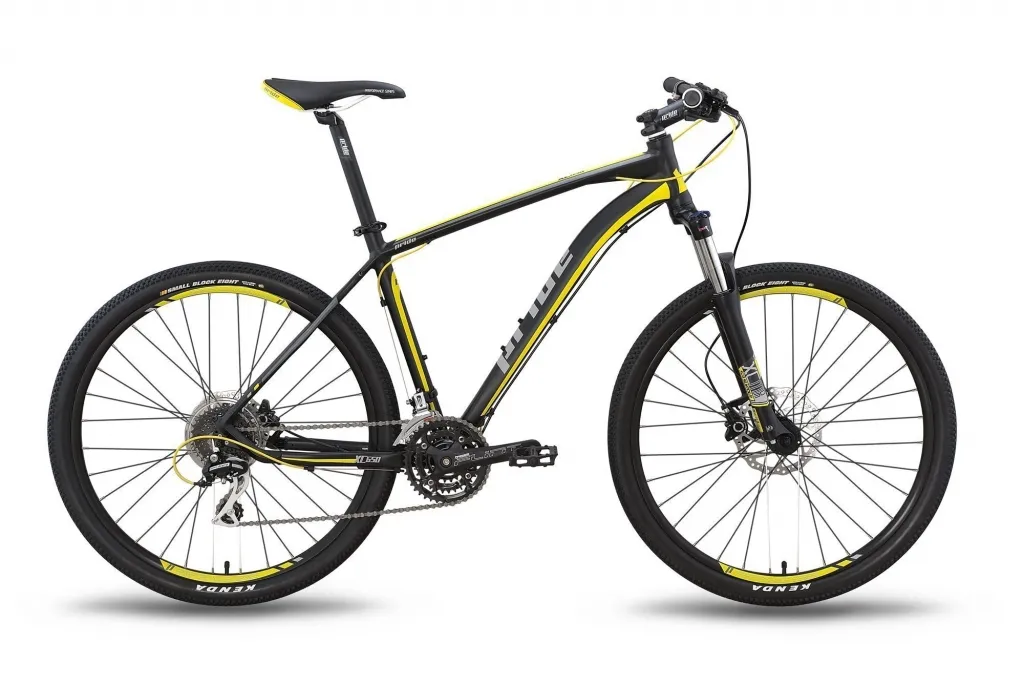 Велосипед PRIDE XC-650 HD 2015 черно-жёлтый матовый