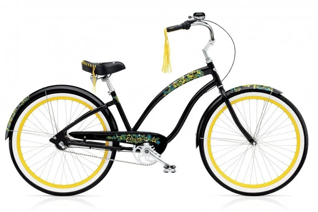 Велосипед ELECTRA Flora & Fauna 3i black ladies'