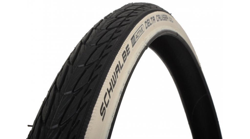 Покрышка 26x1 3/8 650x35A Schwalbe DELTA CRUISER KevlarGuard 37-590 B/W HS392 SBC 50EPI Покрышка 26x1 3/8 650x35A Schwalbe DELTA CRUISER KevlarGuard 37-590 B/W HS392 SBC 50EPI