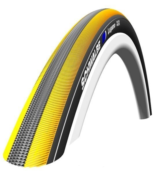 Покрышка 700x23C Schwalbe LUGANO KevlarGuard, Folding 23-622 B/YS/B-SK HS384 SiC 50EPI Покрышка 700x23C Schwalbe LUGANO KevlarGuard, Folding 23-622 B/YS/B-SK HS384 SiC 50EPI