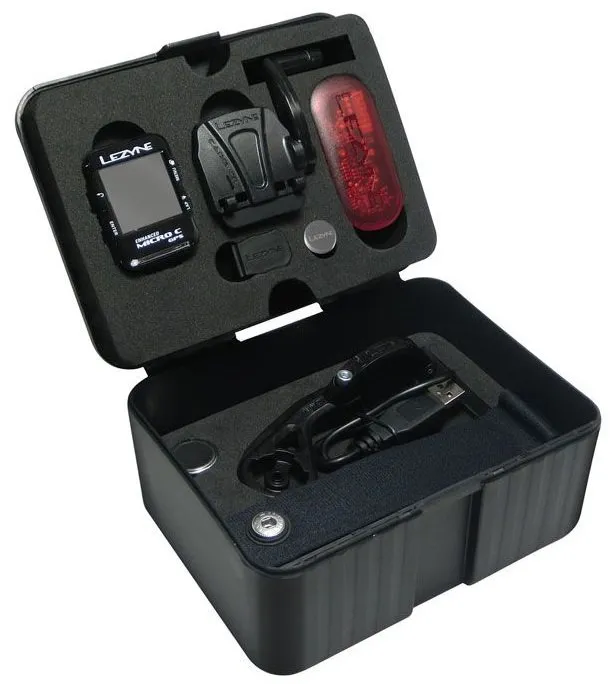 Велокомпьютер Lezyne Micro Color GPS + датчик пульса, скорости и каденса