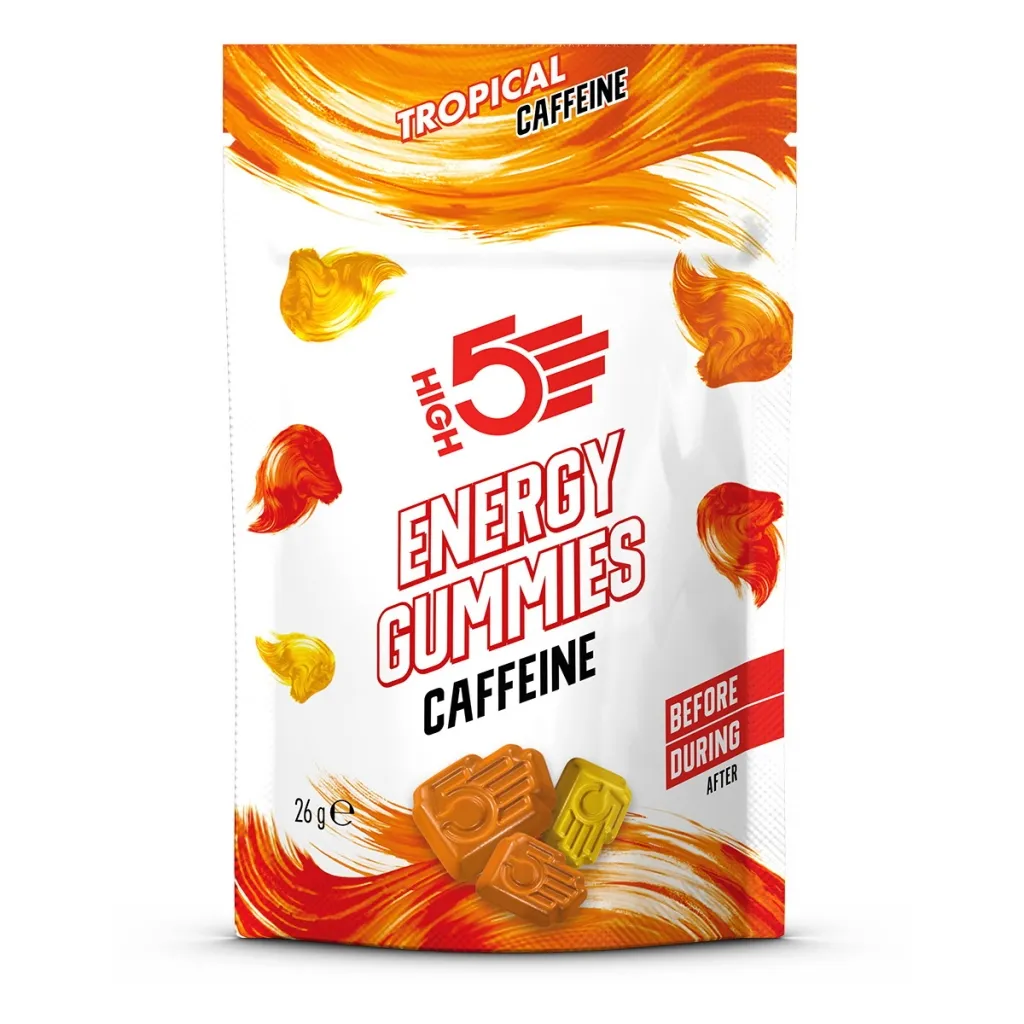 Цукерки енергетичні High5 Gummies Caffeine Tropical 26g