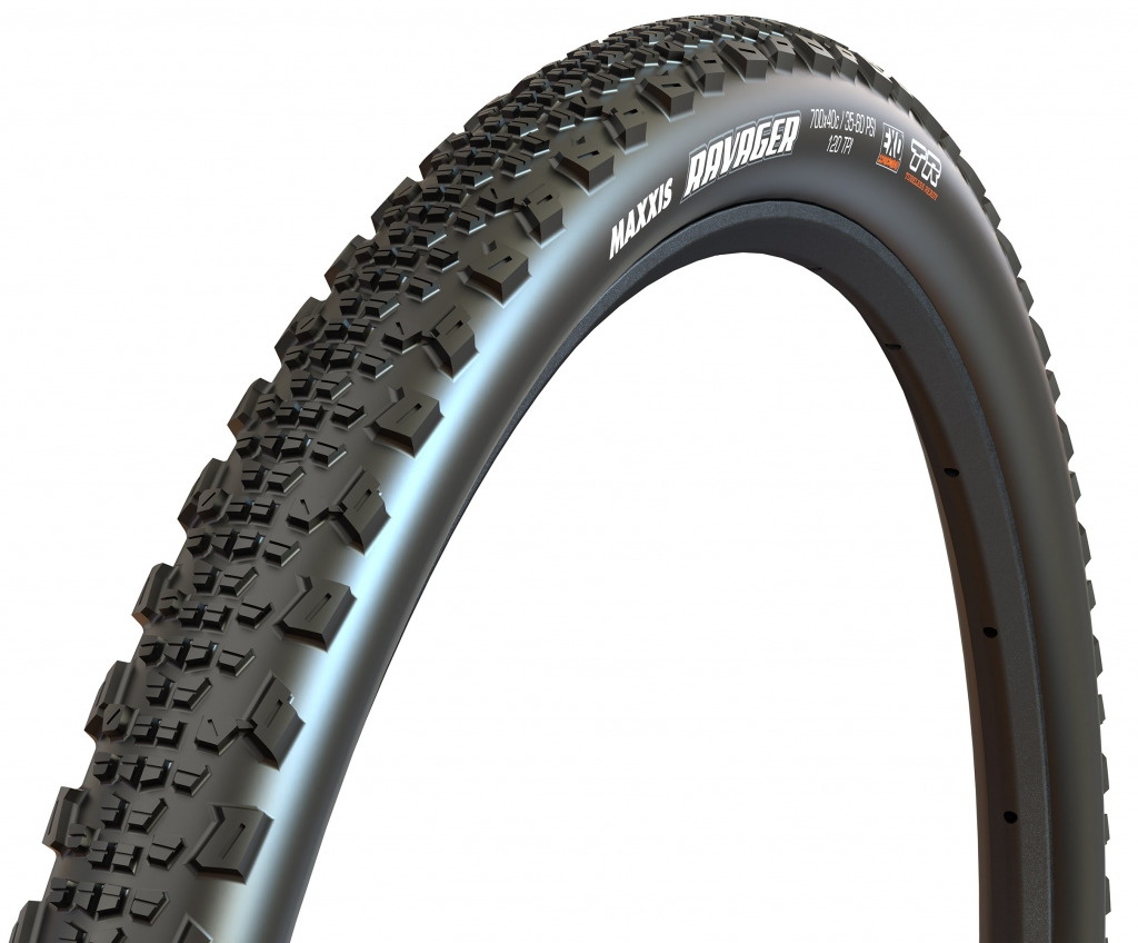 Покрышка 700x45C (45-622) Maxxis RAVAGER (SILKSHIELD/TR) folding 60tpi