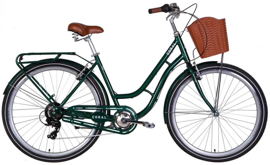 Велосипед 28" Dorozhnik CORAL (2022) темно-зелений