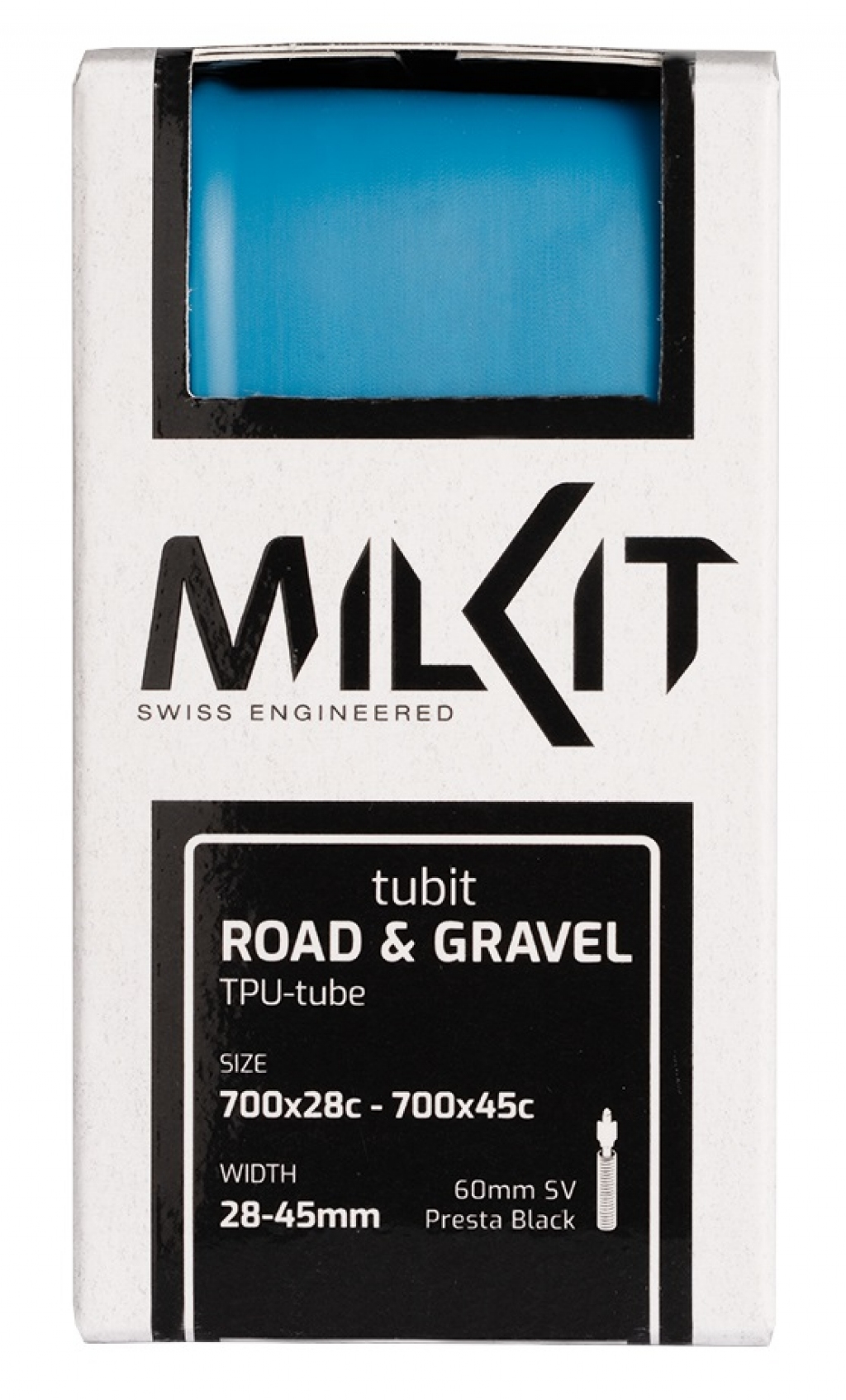 Камера 28 700x28c/45c MILKIT TPU Tube Road & Gravel FV 60mm (55g)