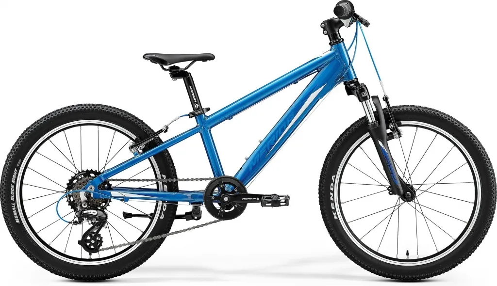 Велосипед 20" Merida Matts J.20 (2020) glossy light blue (blue / white)