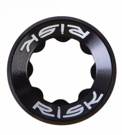 Гайка RISK M20 для шатунов Shimano с интегр. осью алюминиевая черная Гайка RISK M20 для шатунов Shimano с интегр. осью алюминиевая черная