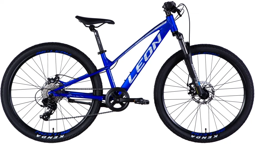 Велосипед 26" Leon Super Junior DD CS (2025) синій Велосипед 26" Leon Super Junior DD CS (2025) синій