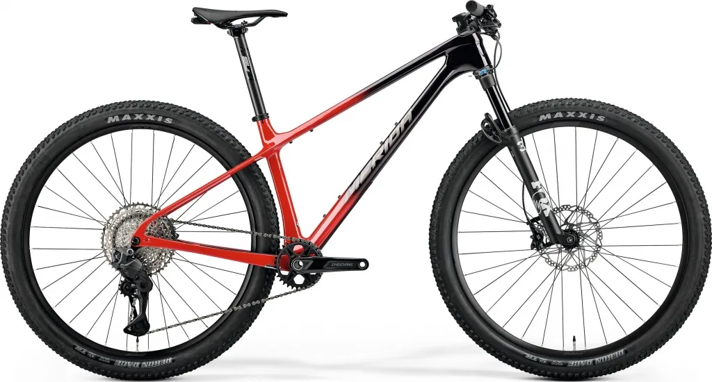 Велосипед 29" Merida BIG.NINE 7000 (2026) black/red