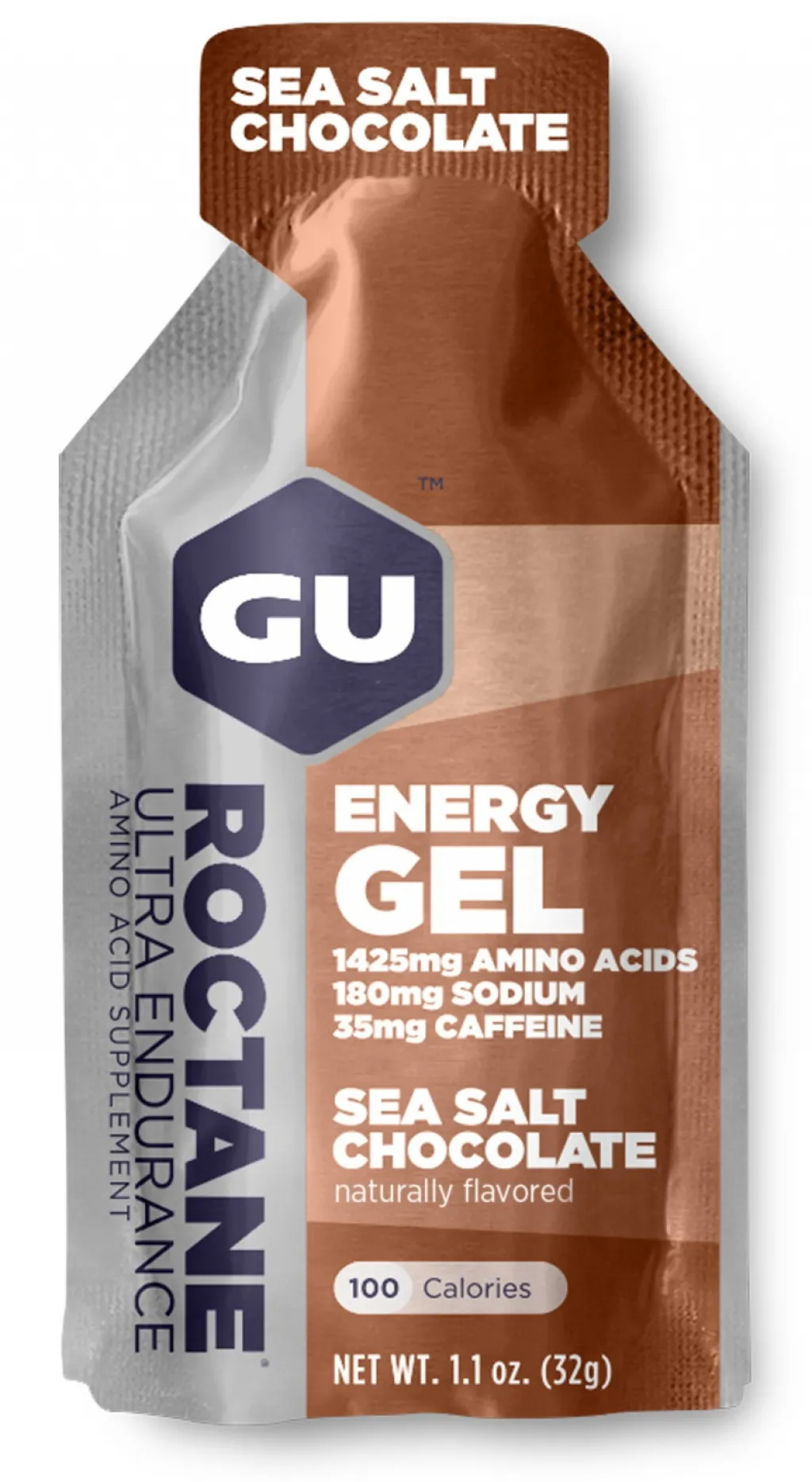 Енергетичний гель GU Energy ROCTANE Ultra Endurance Sea Salt Chocolate, 32 г (35 мг кофеїну)