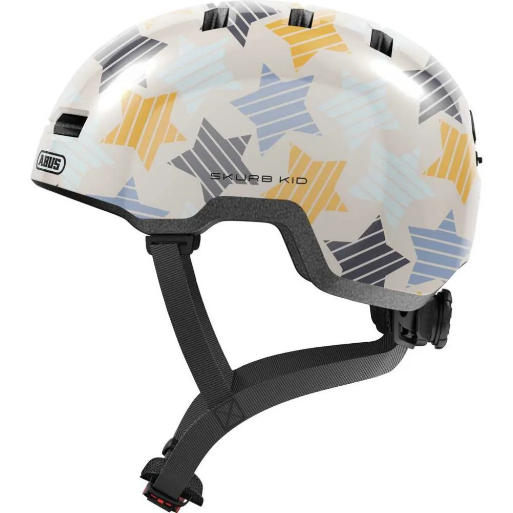Шолом дитячий ABUS SKURB KID grey stars