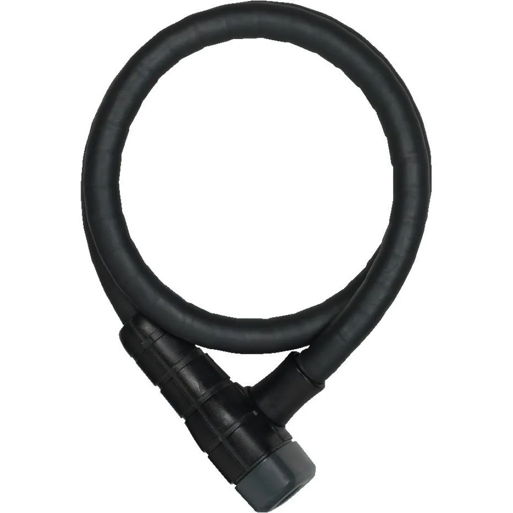 Замок трос панцирний ABUS 6615K/85 Microflex Black SCMU