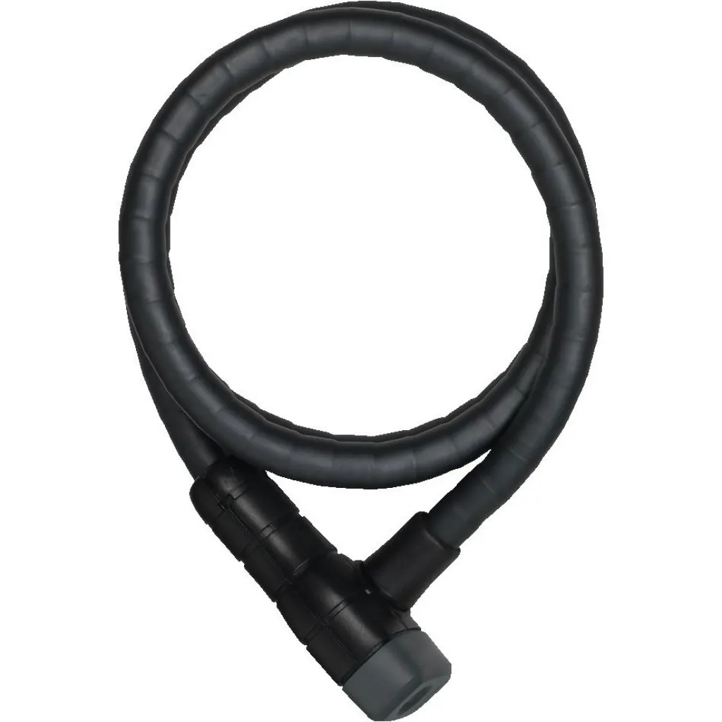 Замок панцирный трос ABUS 6615K/120 Microflex Black SCMU