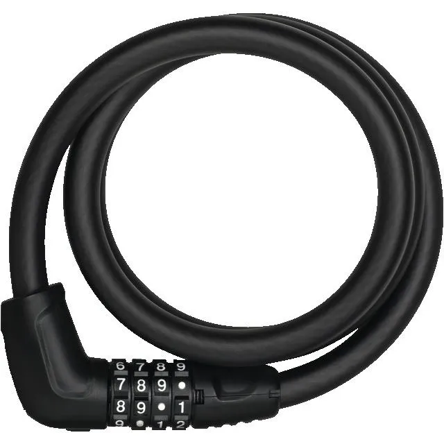 Замок трос прямой ABUS 6415C/120 Tresor Black SCMU