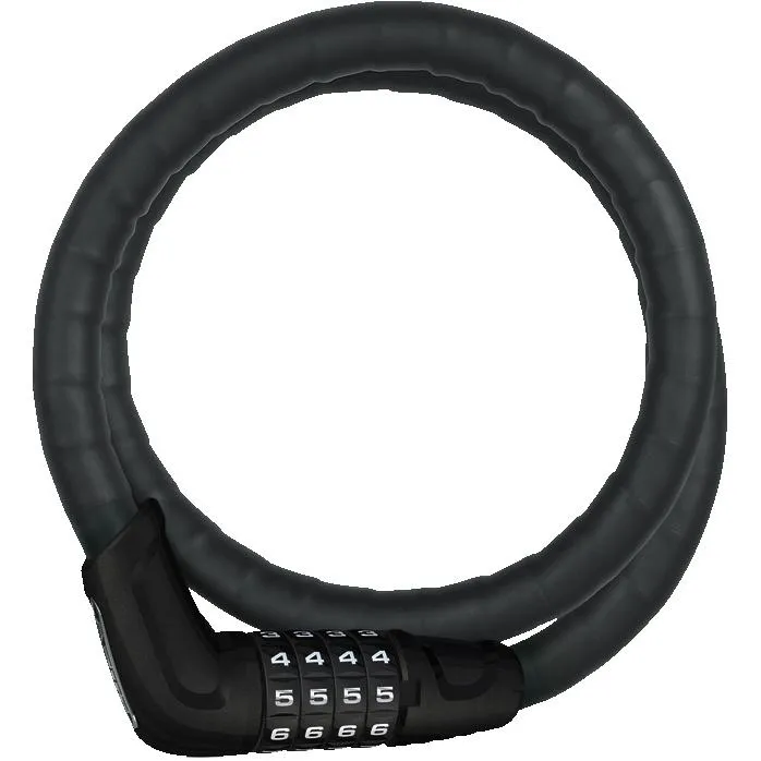 Замок панцирный трос ABUS 6615C/85 Tresor Black SCMU