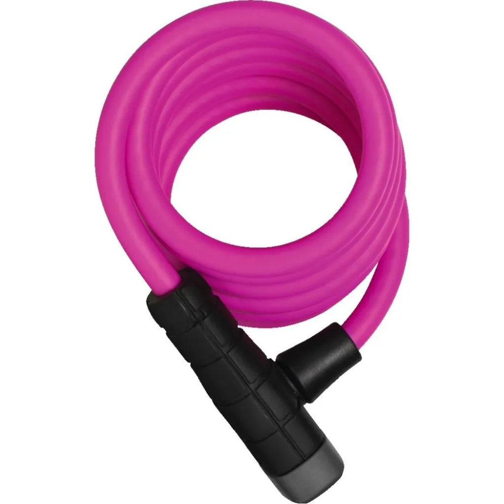 Замок трос спіральний ABUS 5510K/180 Primo Pink SCMU