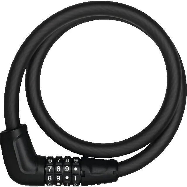Замок трос прямой ABUS 6415C/85 Tresor Black SCLL
