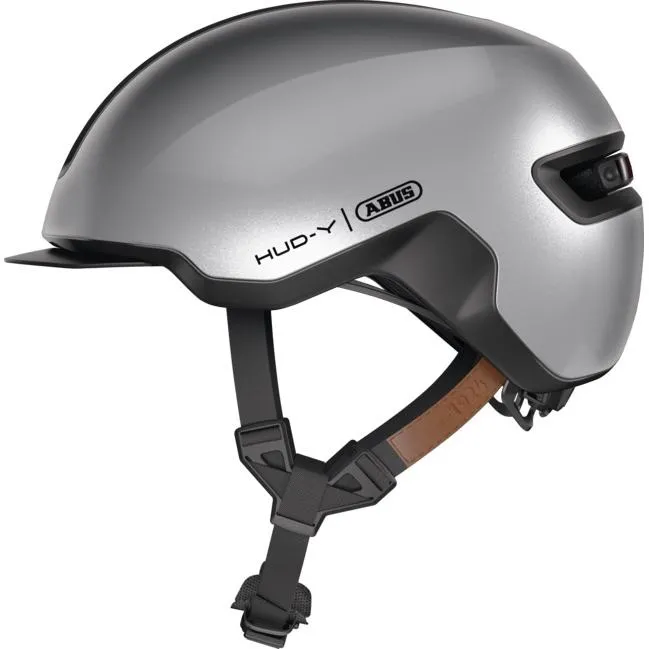 Шлем ABUS HUD-Y gleam silver
