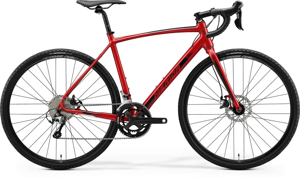 Велосипед 28" Merida Mission CX 300 SE (2020) silk x'mas red(black)