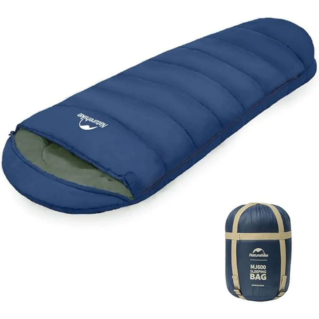 Спальный мешок Naturehike MJ600 CNK2300SD014 (-5°C) 205 см, dark blue