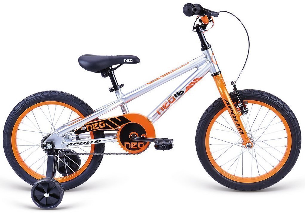 Велосипед 16" Apollo Neo 16 boys оранжевый/черный