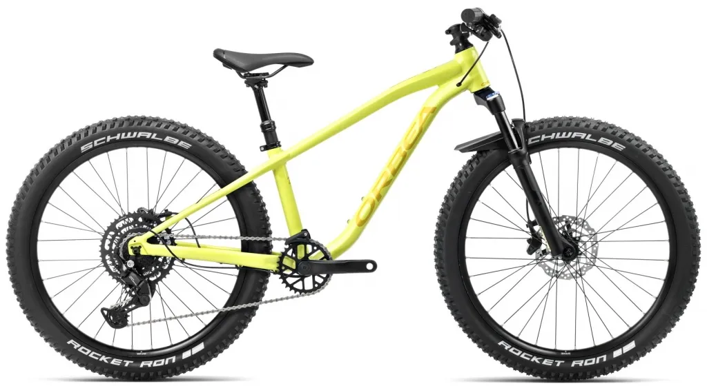 Велосипед 24" Orbea LAUFEY 24 H20 (2025) spicy lime/corn yellow gloss