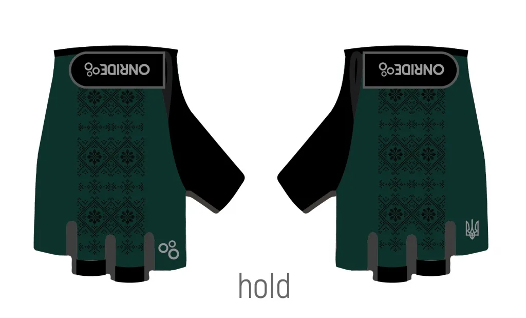 Рукавички ONRIDE Hold 20 Ornament green Рукавички ONRIDE Hold 20 Ornament green