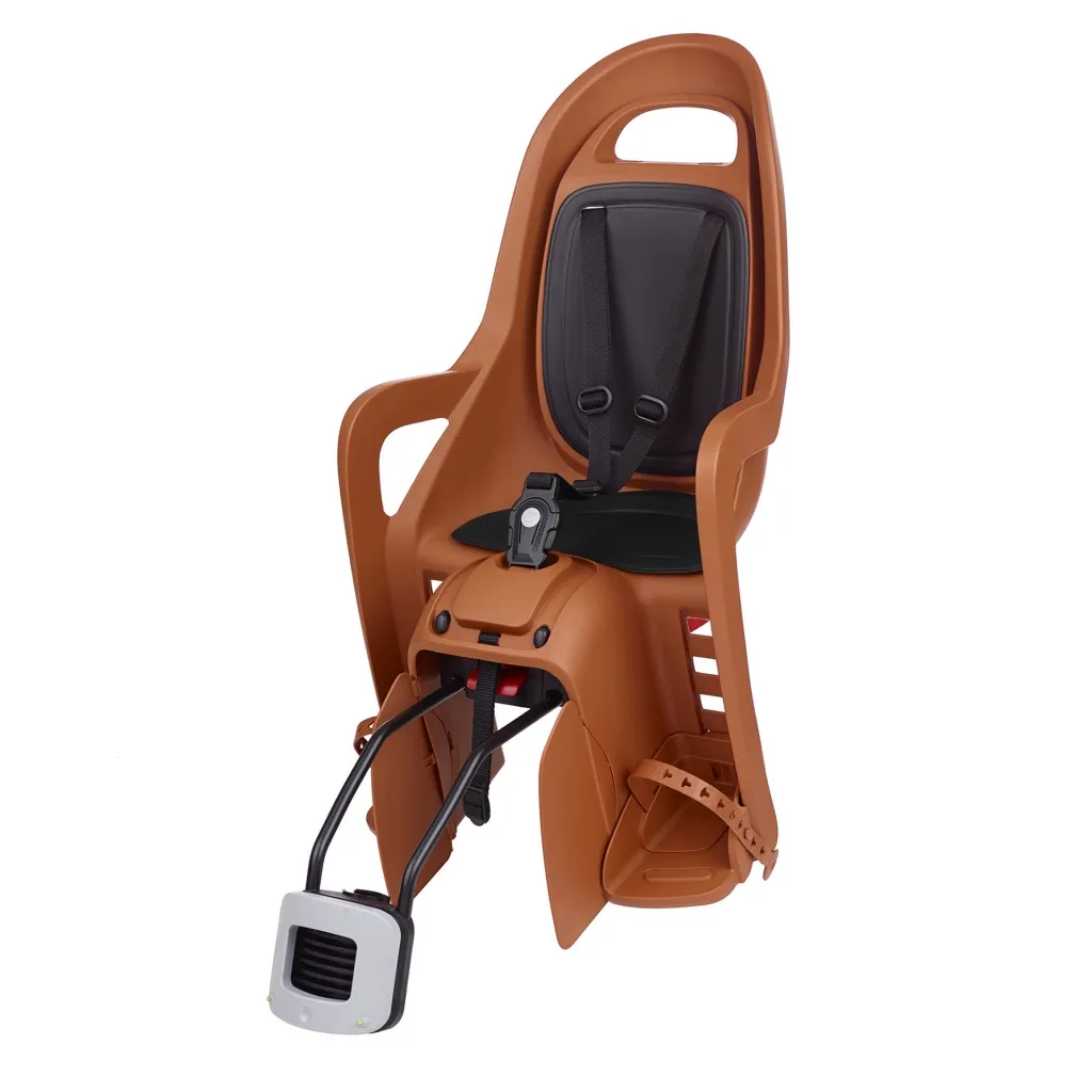 Дитяче велокрісло заднє POLISPORT Groovy Maxi RS+ ( 9-22 кг) brown