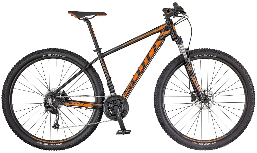 Велосипед 27,5" Scott Aspect 750 2018 черно-оранжевый
