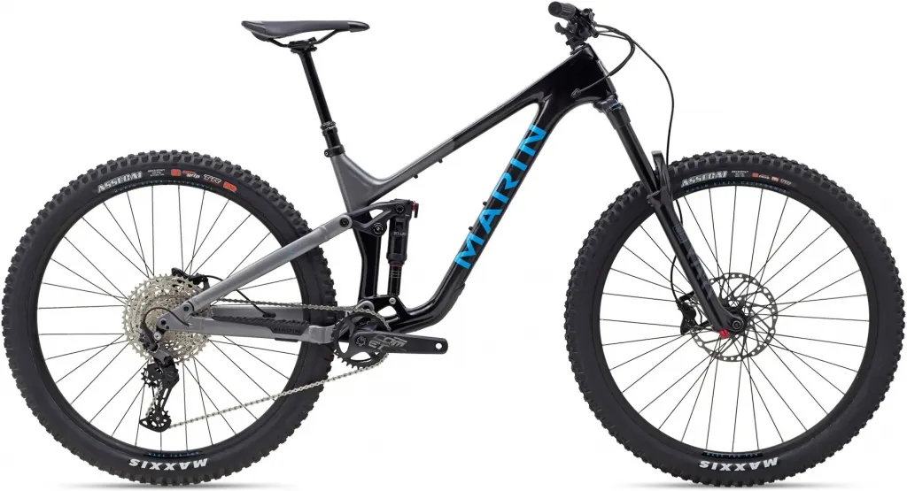 Велосипед 29" Marin Alpine Trail Carbon 1 (2024) gloss black/blue