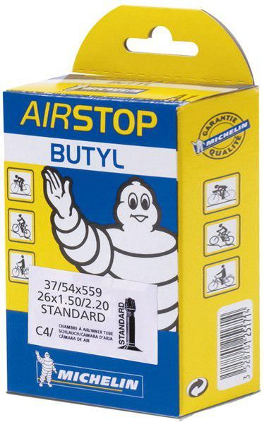 Камера Michelin C4 AIRSTOP, MTB 26" (37/54X559), presta Камера Michelin C4 AIRSTOP, MTB 26" (37/54X559), presta
