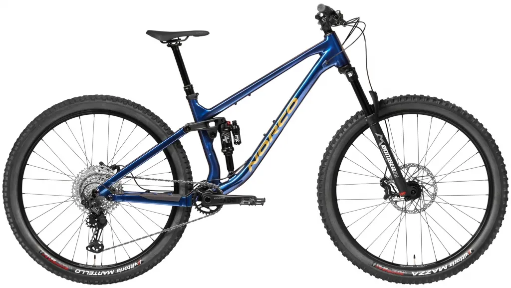 Велосипед 29" Norco Fluid FS 2 (2023) blue/copper