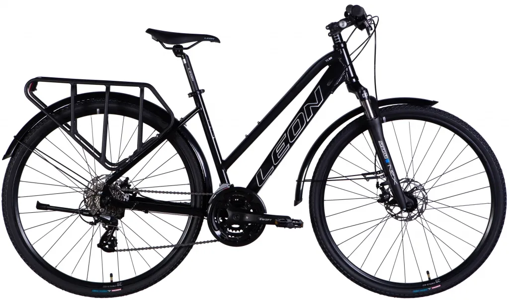 Велосипед 28" Leon TG 80 WOMAN DD CS (2025) чорний