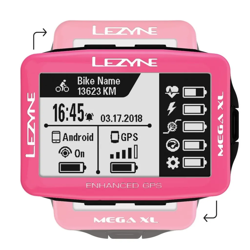 Велокомп'ютер Lezyne Mega XL GPS Limited Pink Edition