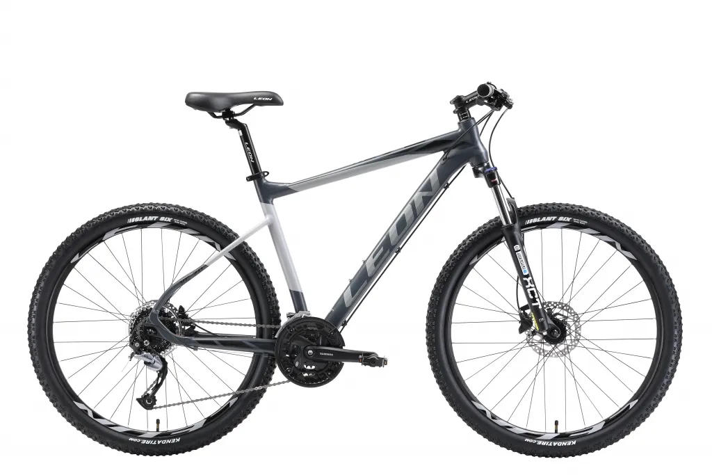 Велосипед 27,5" Leon XC 70 HDD серо-черный матовый 2018