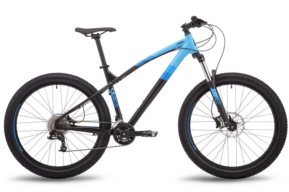 Велосипед 27,5+" Pride Savage 7.2 черный/синий 2018 Велосипед 27,5+" Pride Savage 7.2 черный/синий 2018
