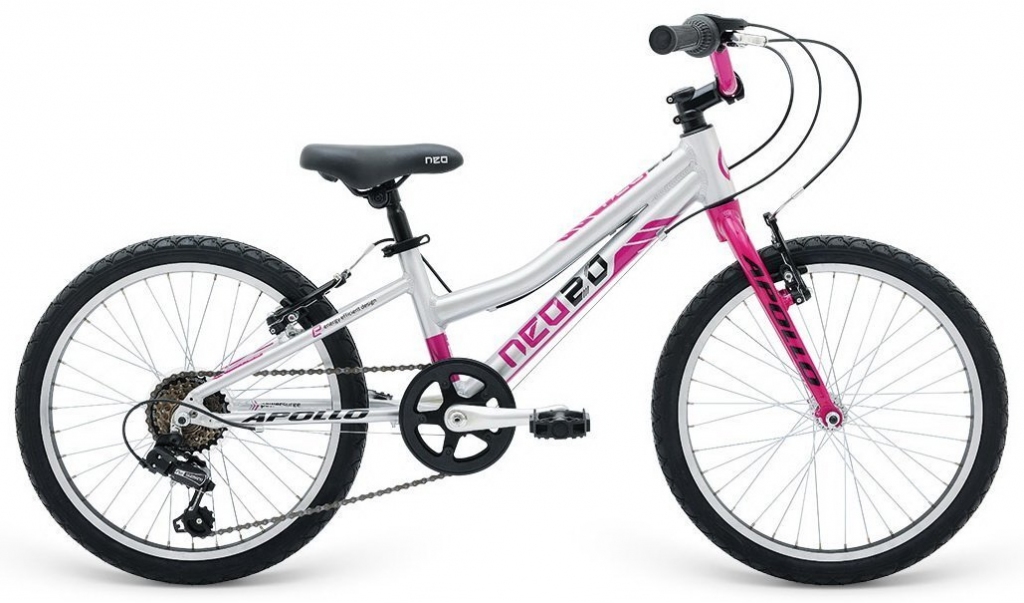 Велосипед 20" Apollo Neo 6s girls розовый/черный Велосипед 20" Apollo Neo 6s girls розовый/черный